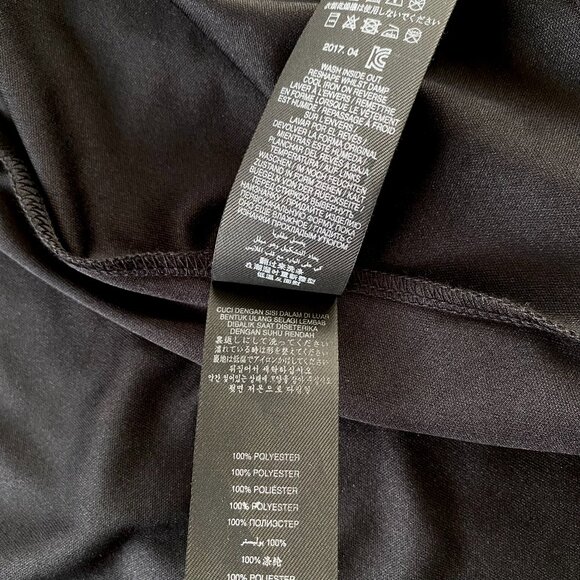 New Lipsy London Maxi Dress 6 (10 UK) Black Floral Chiffon Wrap High-Low Ruffle - Picture 11 of 16